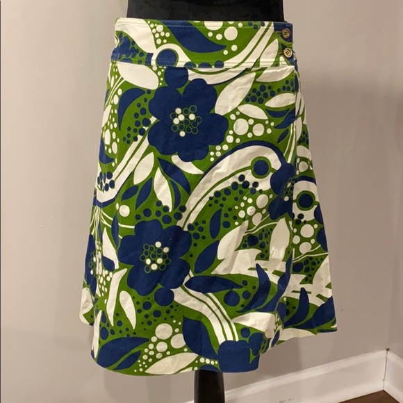 Lilly Pulitzer Corduroy Wrap Skirr, Size 4 - Picture 1 of 5